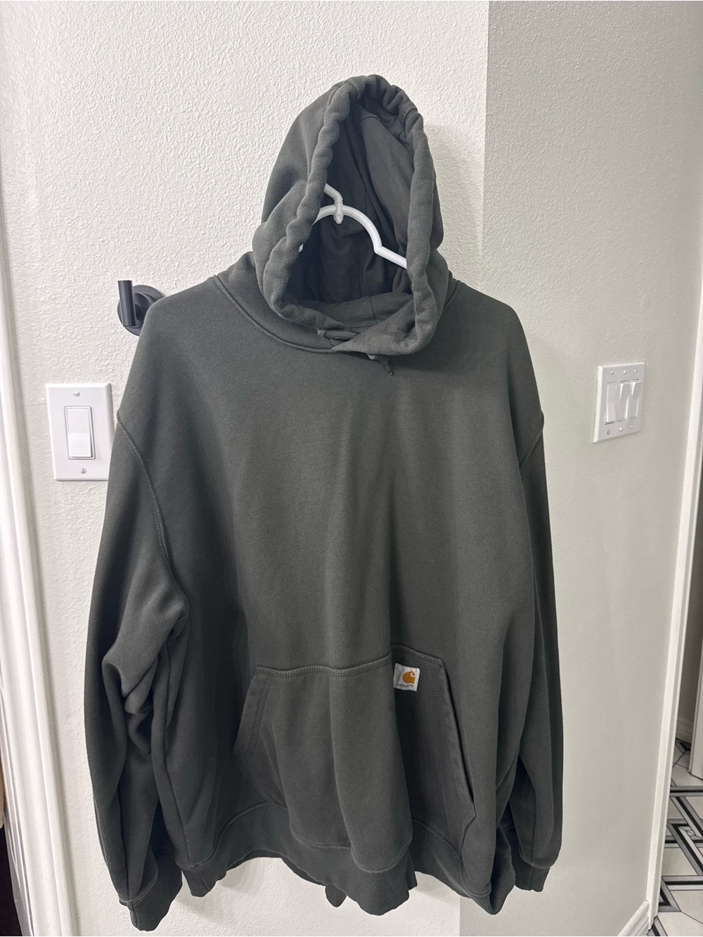 Carhartt Rain Defender Men's Heavyweight Hoode Sweatshirt in Dark Green XXL